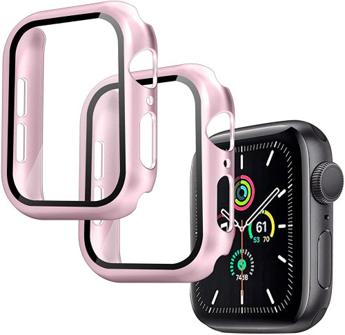 Smart Watch 44mm Bumper Cover With Tempered Glass