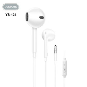 YESPLUS YS-124 Pure Sound Stereo Earphone  HIFI Audio Music 3.5mm