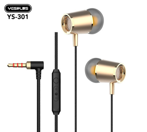 YESPLUS HEADSETHANDSFREE YS-301 EARPHONE+MIC HIGH SOUND