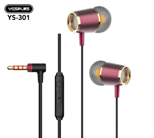 YESPLUS HEADSETHANDSFREE YS-301 EARPHONE+MIC HIGH SOUND