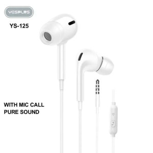 YESPLUS YS-125 PRO Sound Earphone  HIFI Audio Music 3.5mm  Super Bass  Subwoofer  Digital Noise Canceling