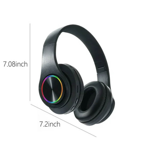 Wireless Bluetooth Headphones Over Ear 5.0,Built-in HD Mic, HiFi Stereo Sound, Deep Bass, Memory Foam Ear Cups for Phone/PC