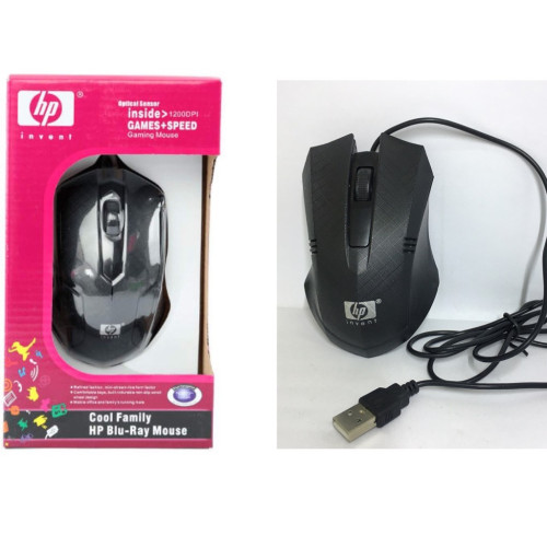 HP Blu-Ray Mouse Optical Sensor Inside 1200DPI Games + Speed Gaming Mouse