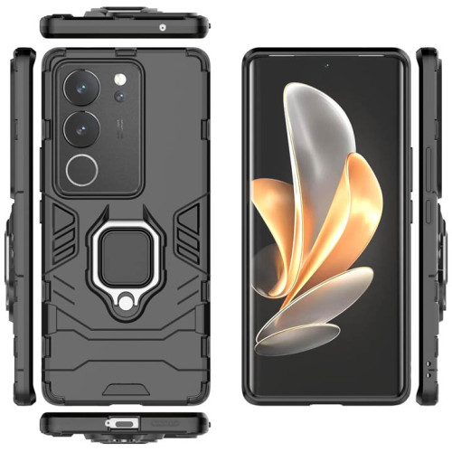 Vivo V29 Pro Armor Integration Camera protection, Support Magnetic Car Mounts, Stylish Dual Layer Hard PC Back Cover