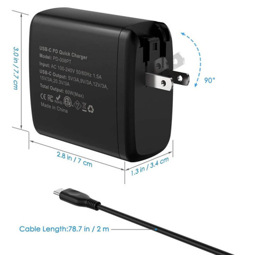 Foxnovo 60W PD Quick Charger