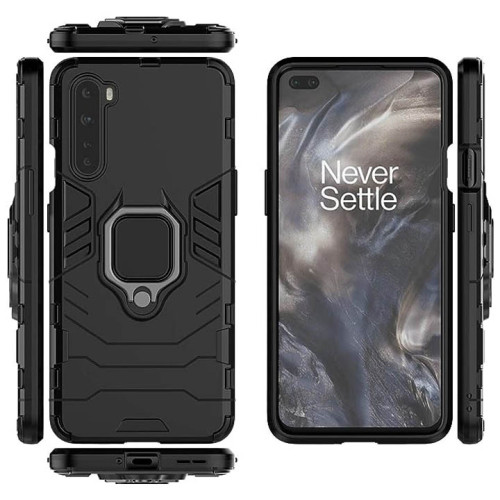 OnePlus Nord Armor Integration Camera protection, Support Magnetic Car Mounts, Stylish Dual Layer Hard PC Back Cover