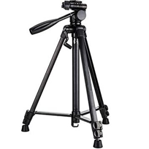 YUNFENG-3388 Professional Foldable Heavy Duty Tripod Kit (Black, Supports Up to 3000 g)