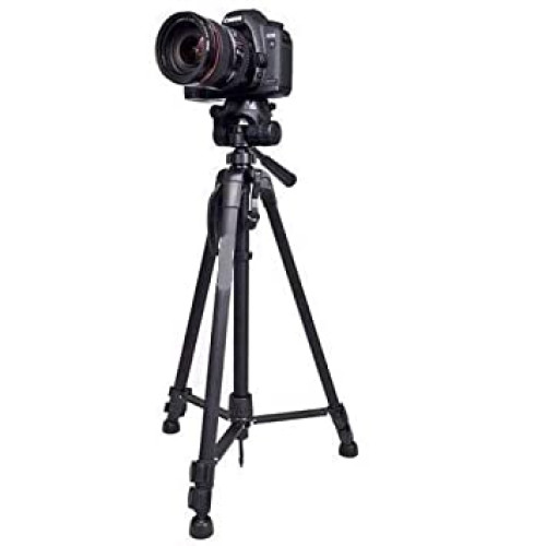 YUNFENG-3388 Professional Foldable Heavy Duty Tripod Kit (Black, Supports Up to 3000 g)