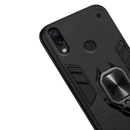 Redmi Note 7 Pro Armor Integration Camera protection, Support Magnetic Car Mounts, Stylish Dual Layer Hard PC Back Cover