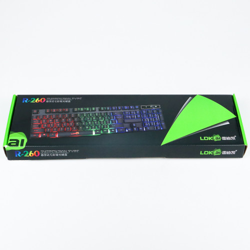 LDK.ai R-260 Mechanical RGB Backlit Gaming Waterproof Mechanical Keyboard