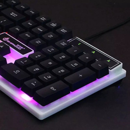 MILANG K6 Mechanical Technology Professional Razer Polychromatic RGB Backlit Gaming Waterproof Mechanical Keyboard