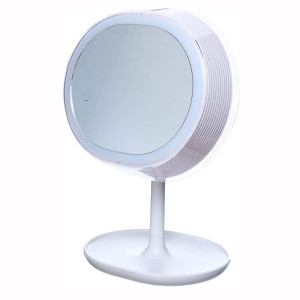 JOYROOM JR-CY266 Oval Smart Light Makeup Mirror Lamp 1200Mah Beauty Series Three Levels To Control Light - White