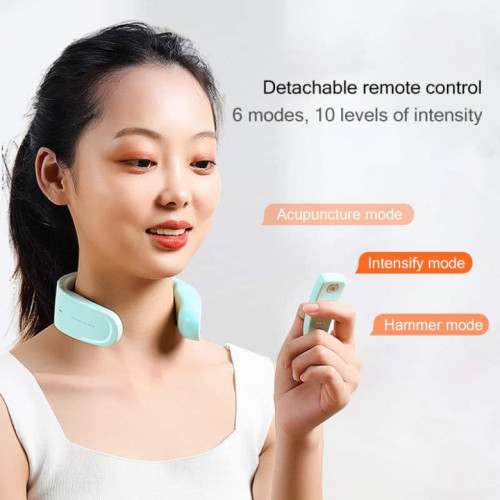 Joyroom JR-GH103 Neck Massager Relieve Neck Pain With Wireless Remote Control Electric Massager & Abdominal Electrodes Pad 3W