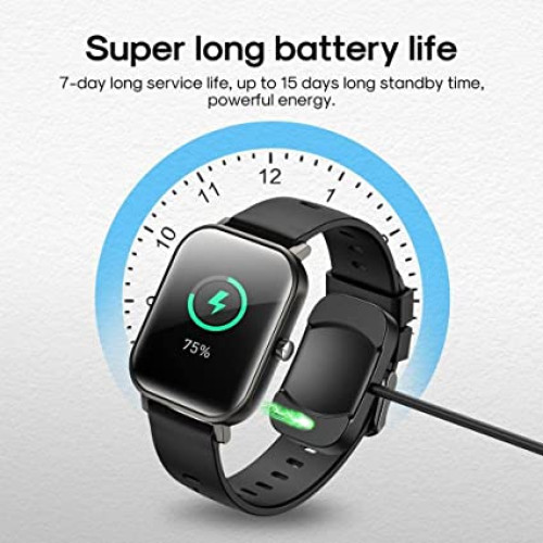 Joyroom JR-FT1 Pro Smartwatch Fitness Tracker with 24/7 Heart Rate Monitor IP68 Waterproof 1.6" Large Touch Screen For iPhone And Android