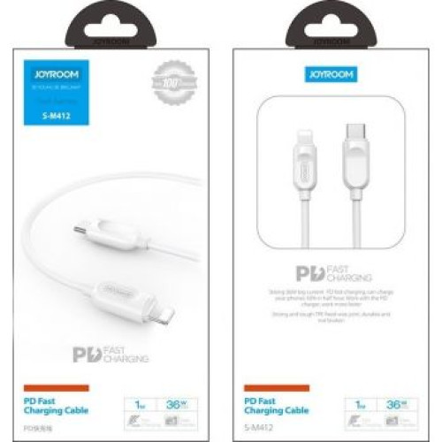 Joyroom S-M412 Type-C To Lightning Pd Fast Charging Cable, 1M