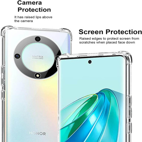 Honor X9A Magic 5 Lite Integration Camera Protection, Crystal Clear Transparent Cover Case