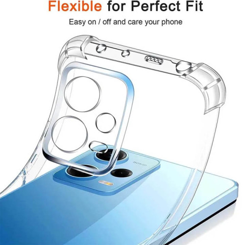 Redmi 12 5G GW Integration Camera Protection, Crystal Clear Transparent Cover Case