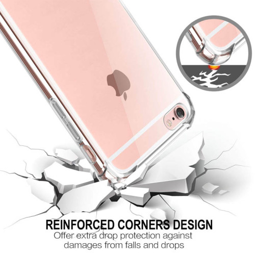 Iphone 6Plus-6S Plus Integration Camera Protection, Crystal Clear Transparent Cover Case