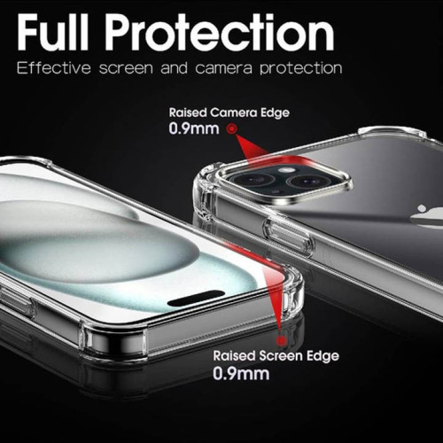 Iphone 15 Integration Camera Protection, Crystal Clear Transparent Cover Case