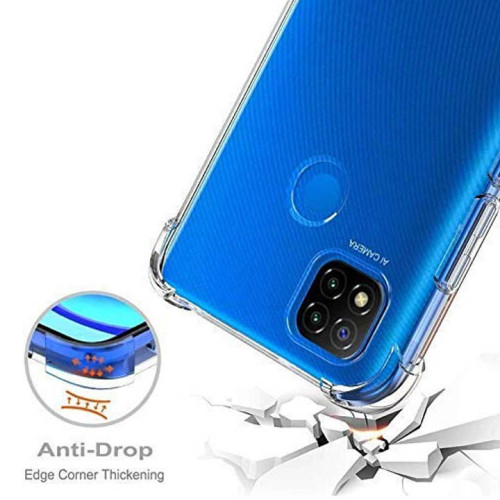 Redmi Note 9C-9-9C Nfc-Redmi Poco C3 Poco C31-Redmi 10A Integration Camera Protection, Crystal Clear Transparent Cover Case