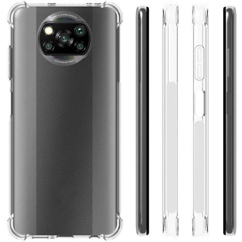 Redmi 9A Redmi Poco X3 X3 Pro-Poco X3 NFC Integration Camera Protection, Crystal Clear Transparent Cover Case