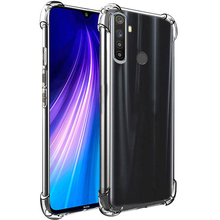 Redmi note 8 Integration Camera Protection, Crystal Clear Transparent Cover Case