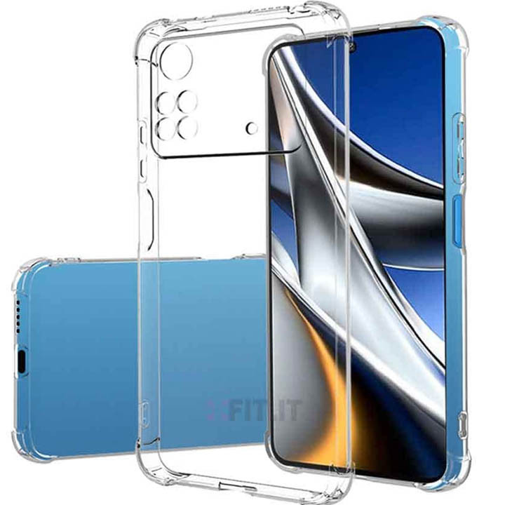 Redmi Poco X4 Pro 5G Integration Camera Protection, Crystal Clear Transparent Cover Case