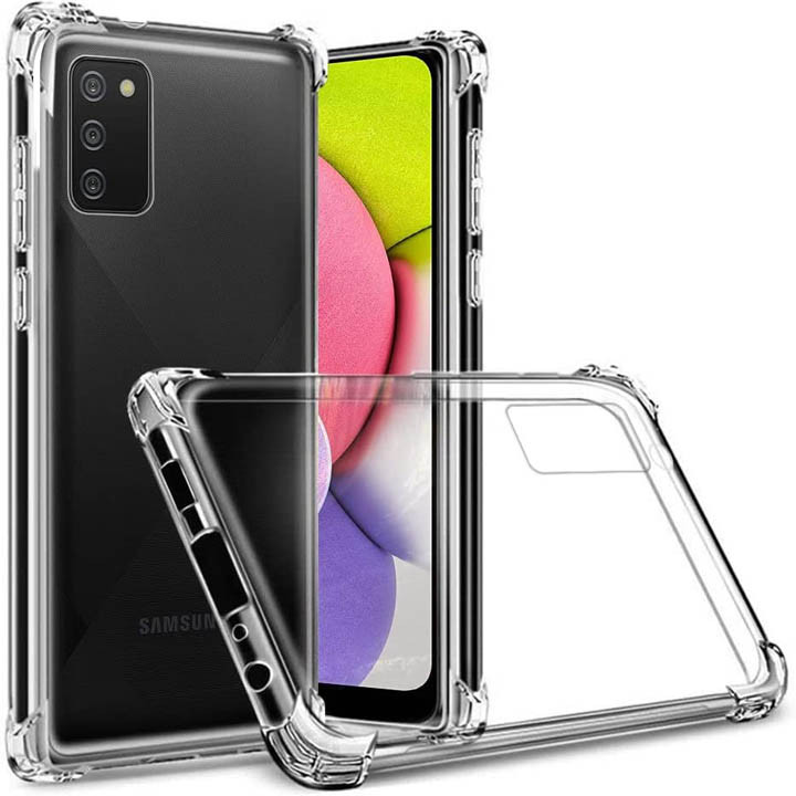 Samsung Galaxy A03S Integration Camera Protection, Crystal Clear Transparent Cover Case