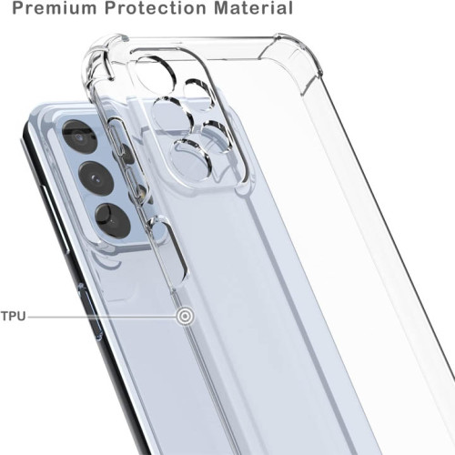 Samsung Galaxy A23 Integration Camera Protection, Crystal Clear Transparent Cover Case