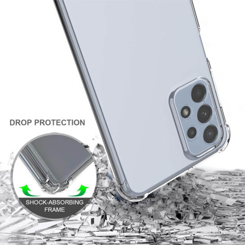 Samsung Galaxy A23 Integration Camera Protection, Crystal Clear Transparent Cover Case