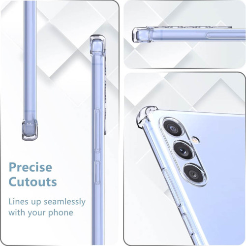 Samsung Galaxy A34 5G Integration Camera Protection, Crystal Clear Transparent Cover Case