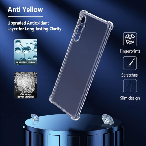 Samsung Galaxy A34 5G Integration Camera Protection, Crystal Clear Transparent Cover Case