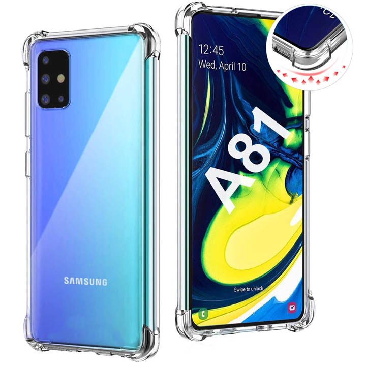 Samsung Galaxy A81-M60S Note 10 Lite Integration Camera Protection, Crystal Clear Transparent Cover Case