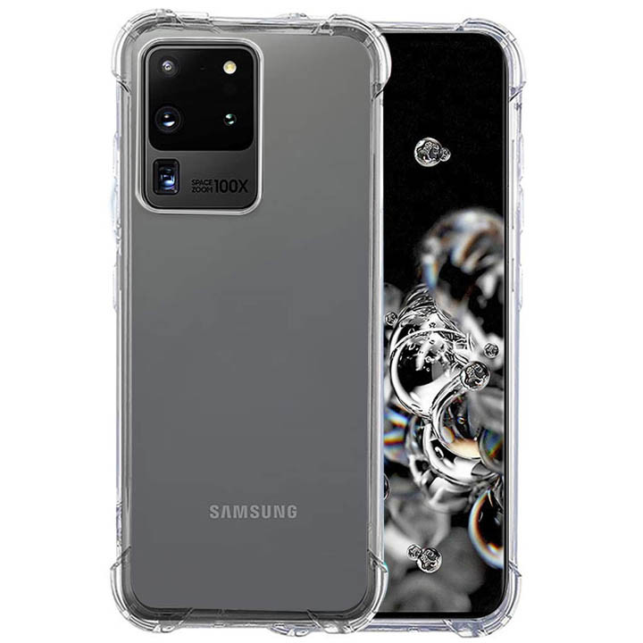 Samsung Galaxy S20 Ultra Integration Camera Protection, Crystal Clear Transparent Cover Case