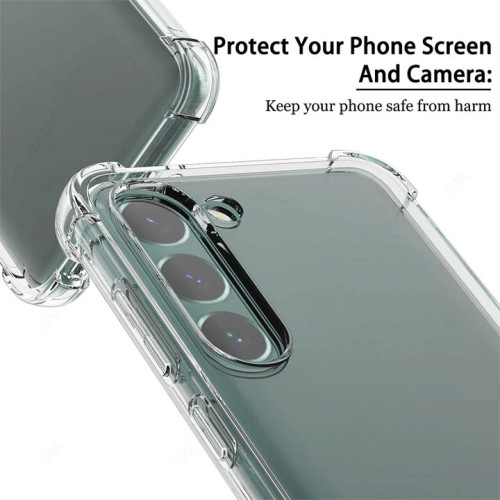 Samsung Galaxy S23 Integration Camera Protection, Crystal Clear Transparent Cover Case