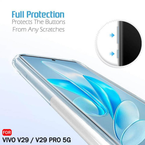 Vivo S17 5G S17 Pro 5G GN-V29 5G Integration Camera Protection, Crystal Clear Transparent Cover Case