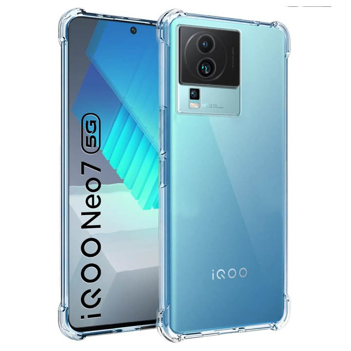 Vivo IQ00 NEO 7-7SE 5G Integration Camera Protection, Crystal Clear Transparent Cover Case