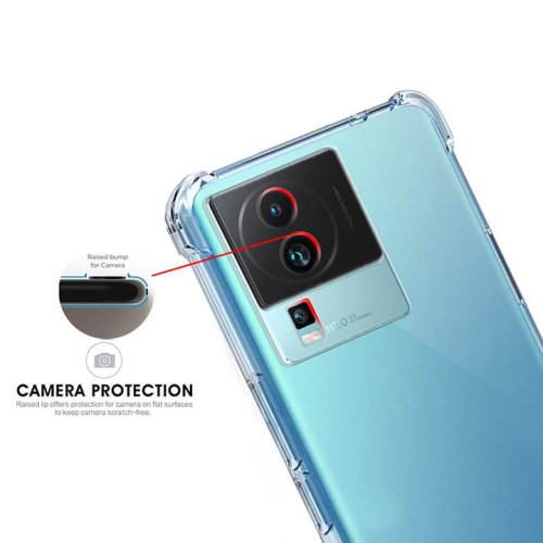 Vivo IQ00 NEO 7-7SE 5G Integration Camera Protection, Crystal Clear Transparent Cover Case