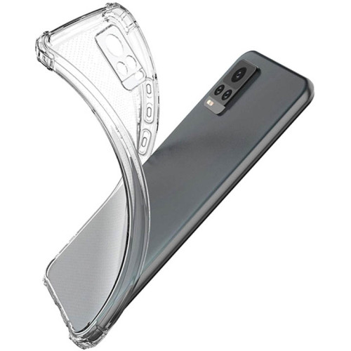 Vivo V20 Integration Camera Protection, Crystal Clear Transparent Cover Case