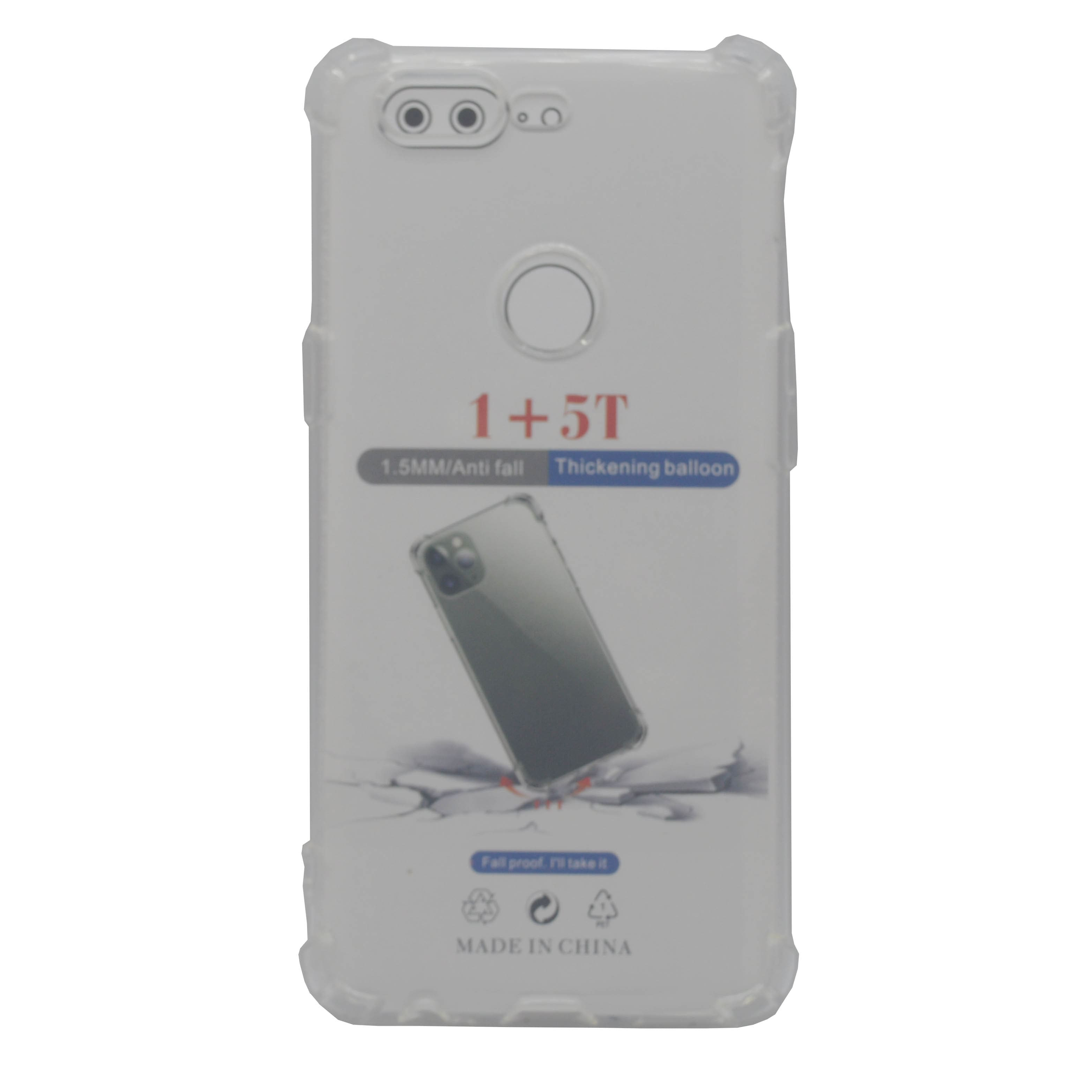 One Plus 5T Integration Camera Protection, Crystal Clear Transparent Cover Case