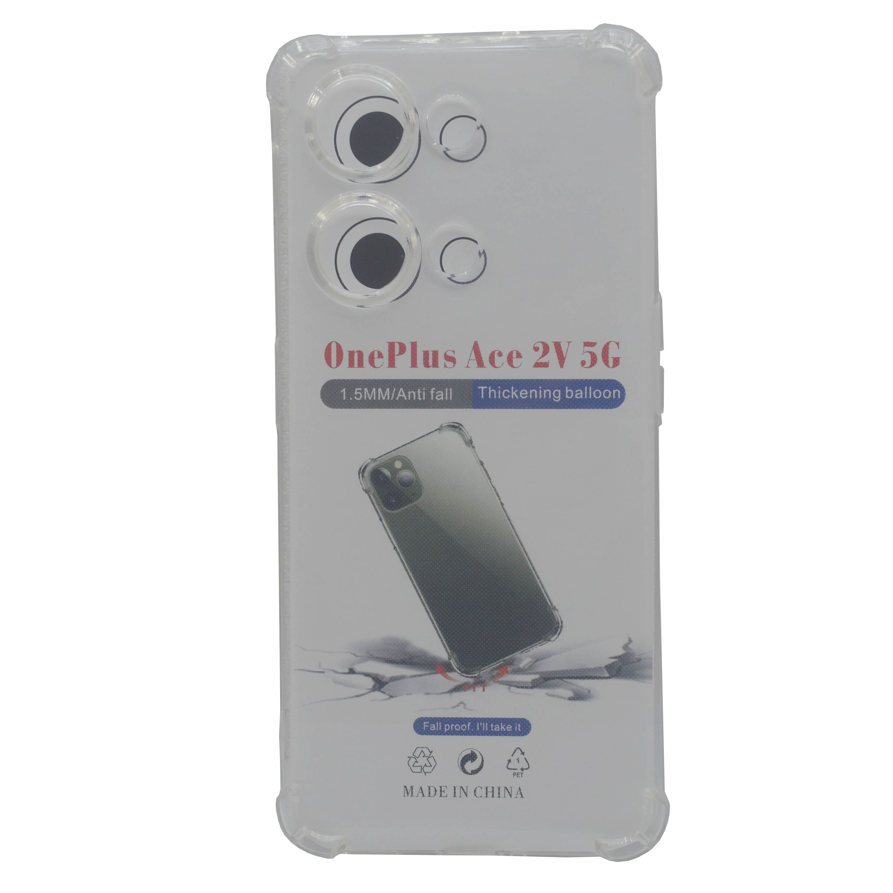 One Plus Ace 2V 5G Integration Camera Protection, Crystal Clear Transparent Cover Case