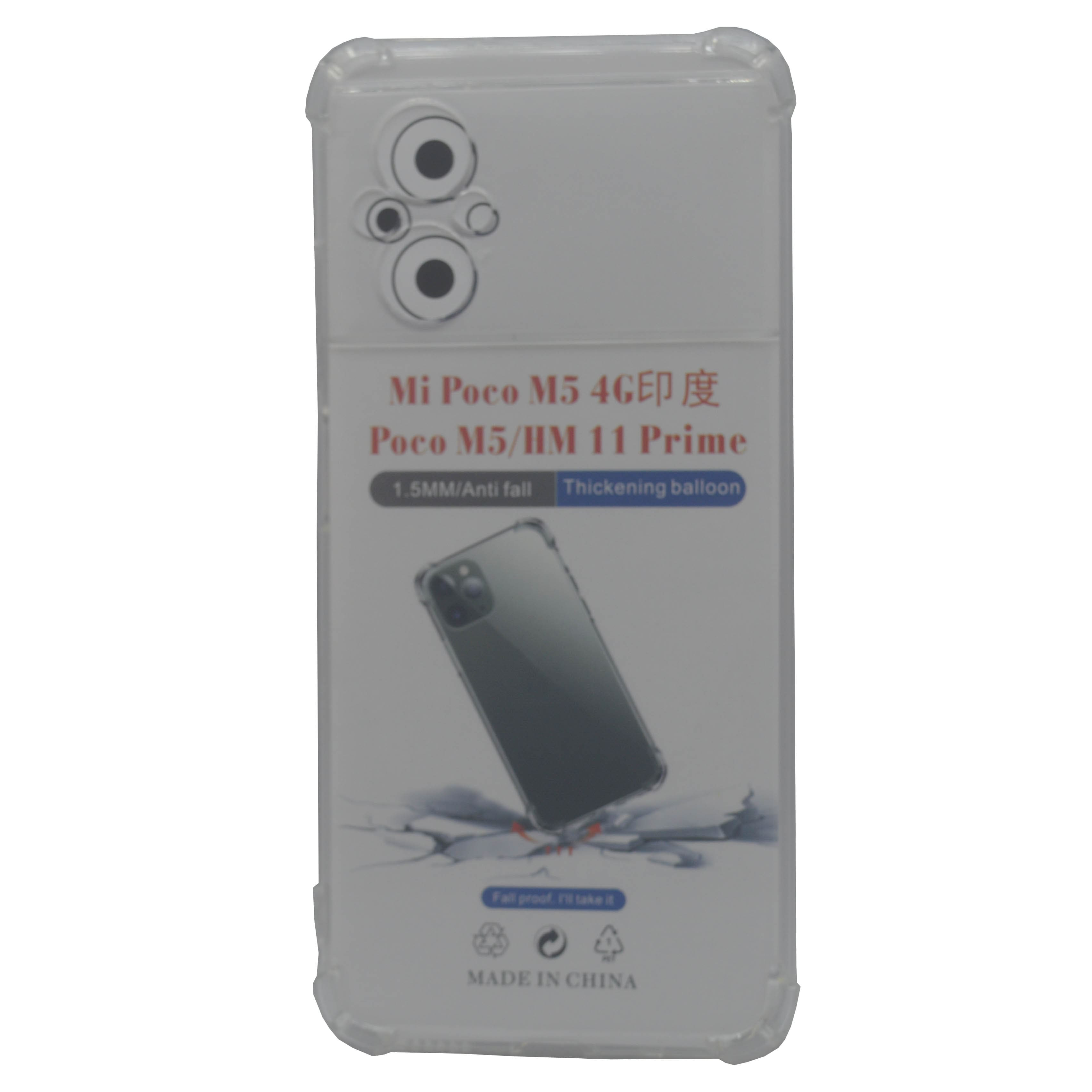 Poco M5 4G-Poco M5-Redmi 11 Prime Integration Camera Protection, Crystal Clear Transparent Cover Case