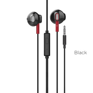 Hoco M57 Sky Sound Universal Earphones With Mic 3.5mm Jack With High Elastic 1.2m Cable One-Button Operation Control