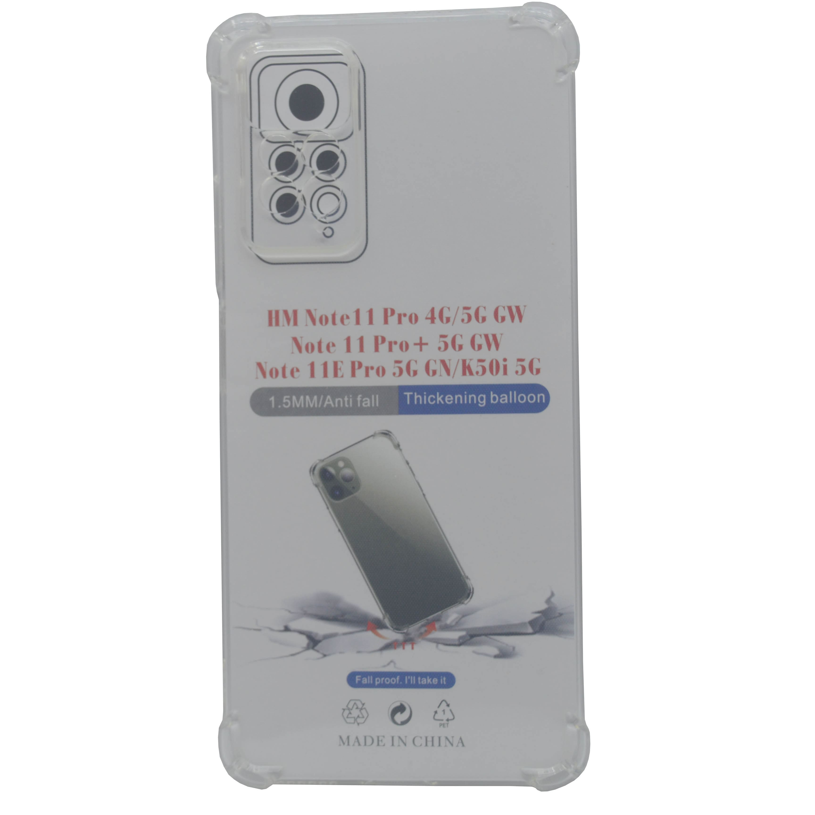 Redmi Note 11 Pro 4G-5G-Note 11 Pro Plus 5G- Note 11 E Pro 5G- K50i 5G Integration Camera Protection, Crystal Clear Transparent Cover Case