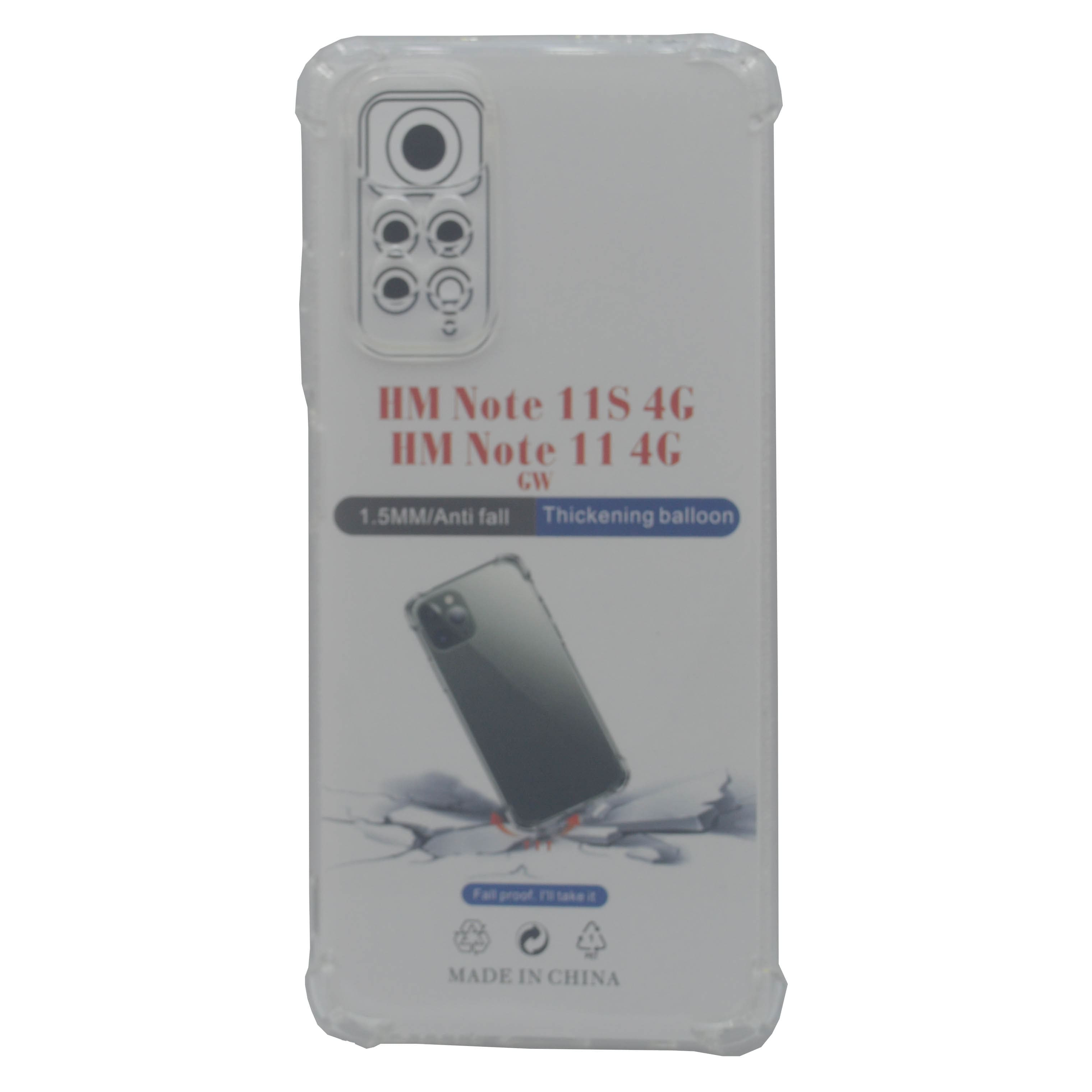 Redmi Note 11S 4G-Note 11 4G Integration Camera Protection, Crystal Clear Transparent Cover Case