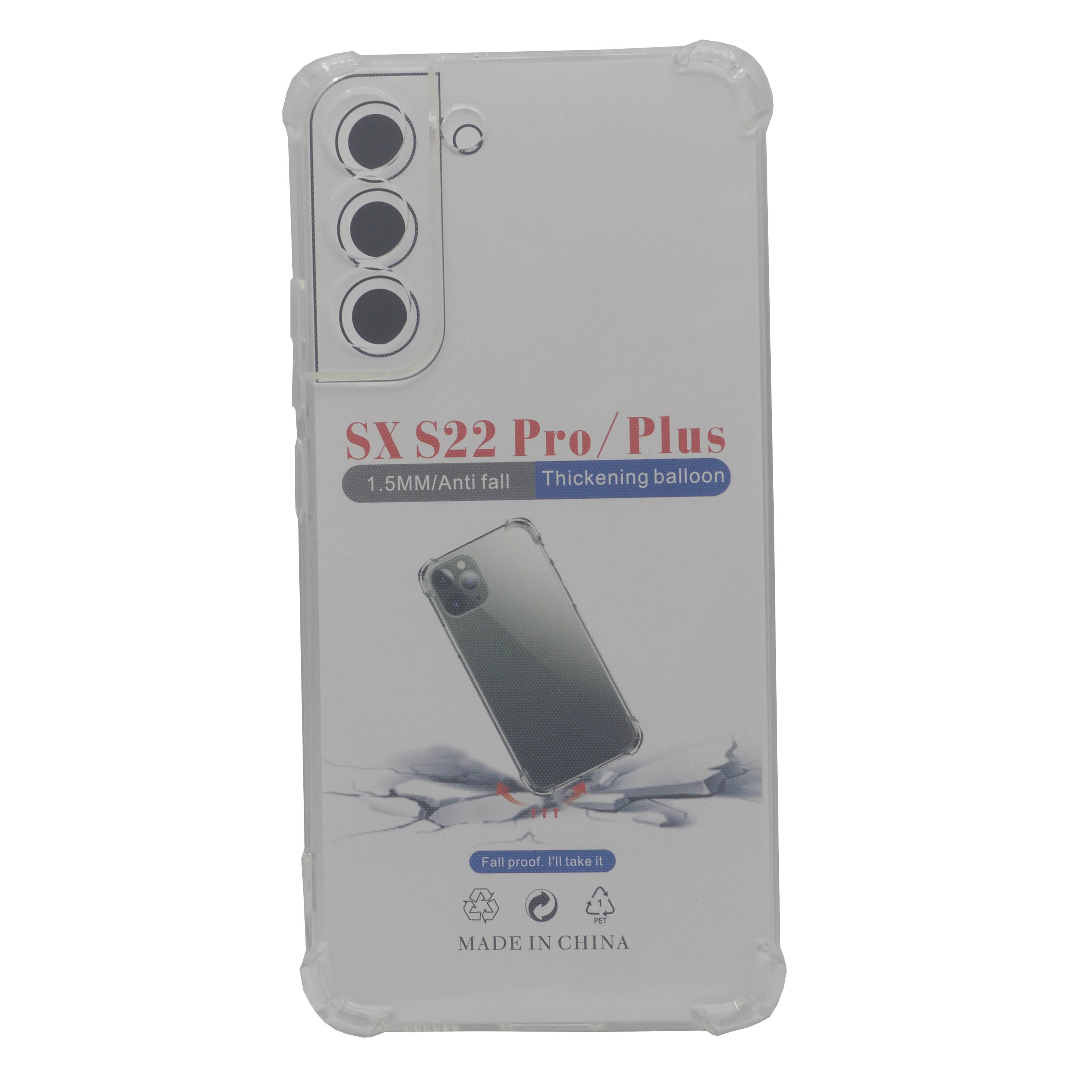 Samsung Galaxy S22 Pro Plus Integration Camera Protection, Crystal Clear Transparent Cover Case