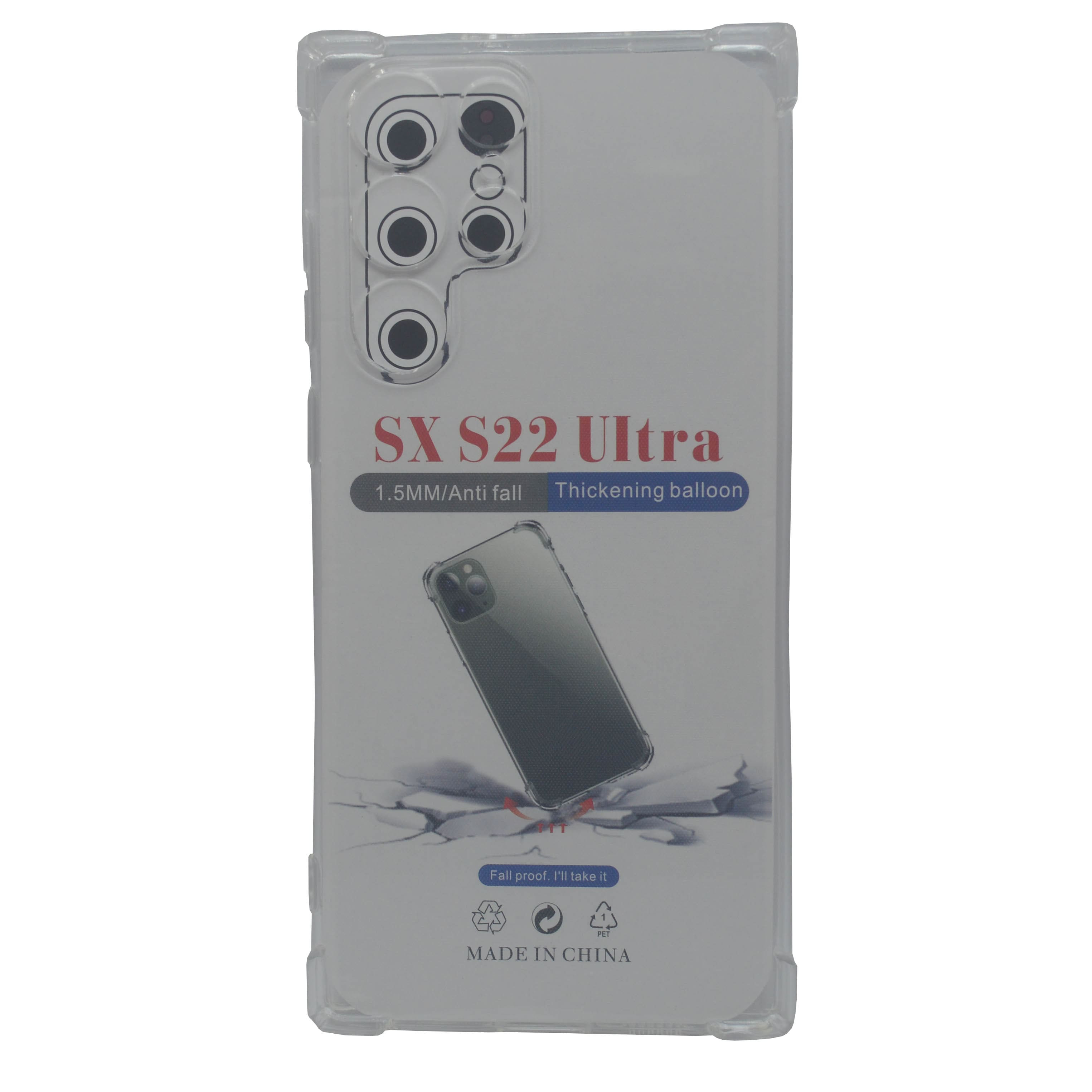 Samsung Galaxy S22 Ultra Integration Camera Protection, Crystal Clear Transparent Cover Case