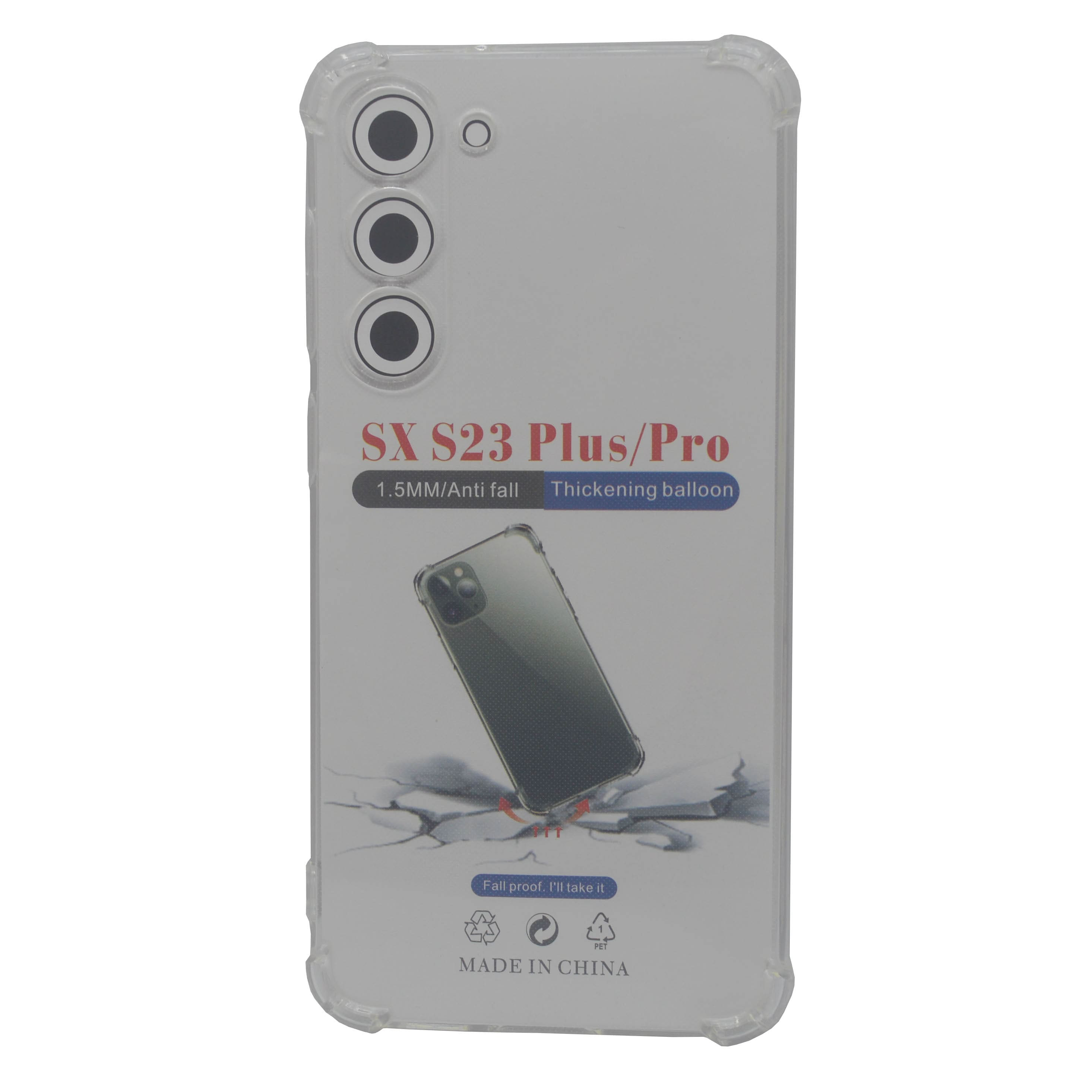 Samsung Galaxy S23 Pro Plus Integration Camera Protection, Crystal Clear Transparent Cover Case