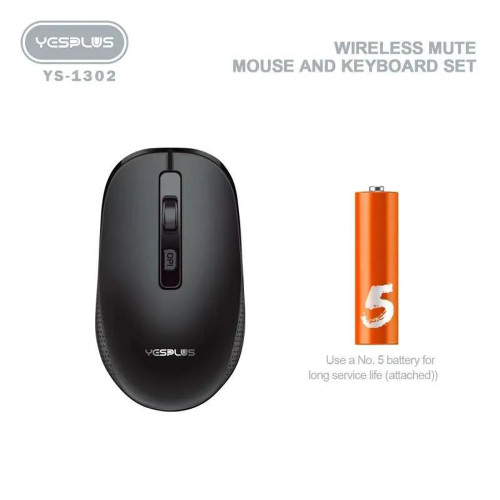 YesPlus Y-1302 Wireless Keyboard And Mouse Set