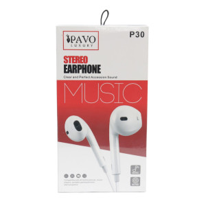 Pavo P30 Luxury Stereo Earphone